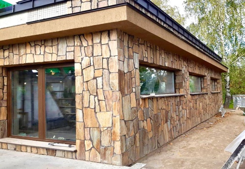 Плитняк кора дерева для фасада купить в Пскове