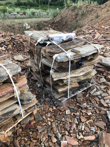 Плитняк кора дерева 50-100мм для пошаговых дорожек купить в Пскове