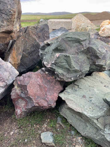 Камни для ландшафтного дизайна зелёные 10-60 килограмм купить в Пскове