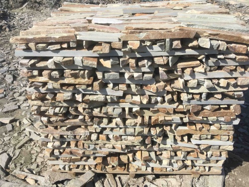 Горбушка златолит золотистый для облицовки купить в Пскове