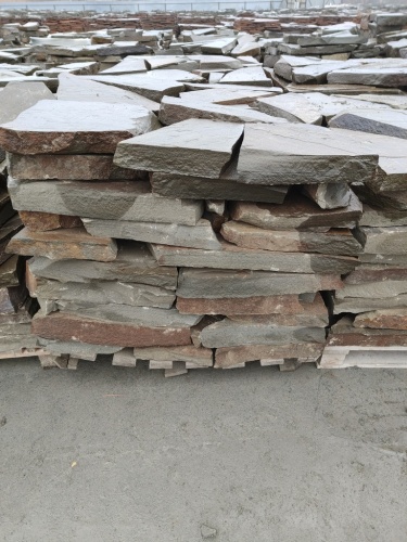 Плитняк песчаник серо-зелёный для мощения 60-65 мм купить в Пскове